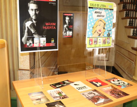 Màxim Huerta, autor del mes de septiembre en la biblioteca Felipe Trigo