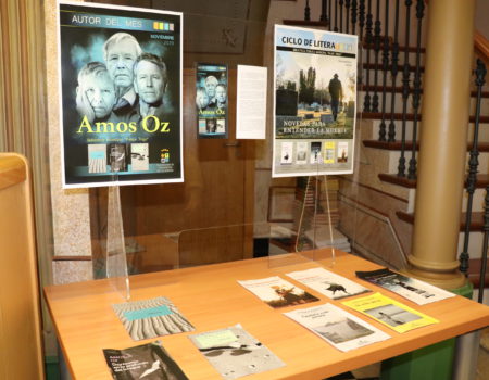 Amos Oz, autor del mes de noviembre en la biblioteca Felipe Trigo