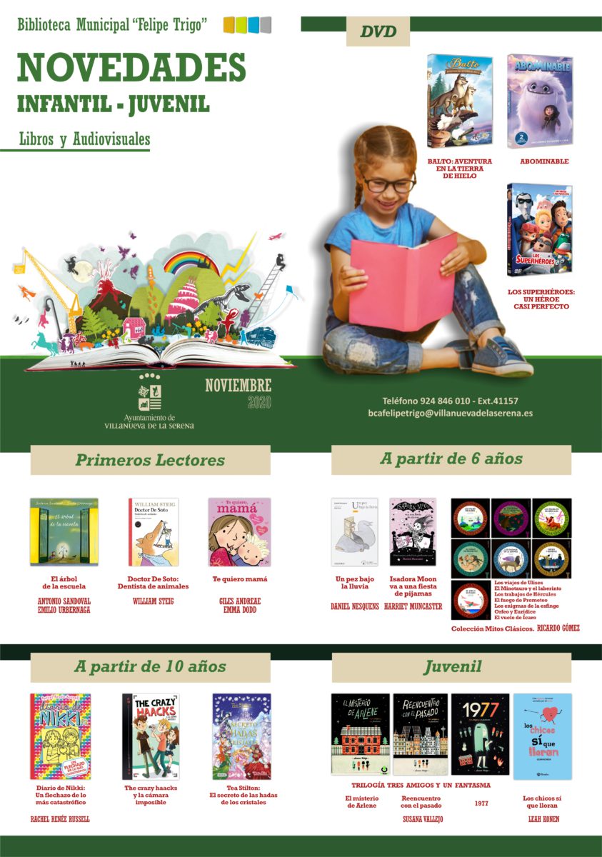 Novedades Infantil Juvenil Diciembre 2020