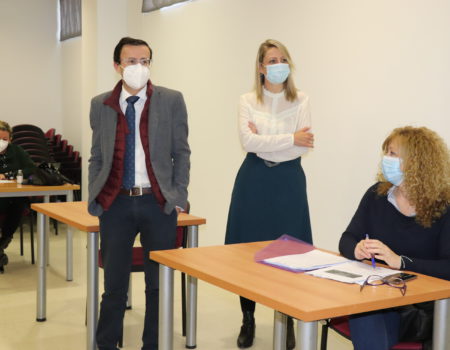 El alcalde visita el curso de “Carretillera y Plataforma Elevadora”