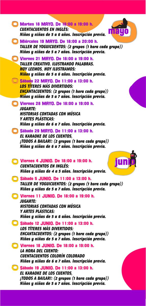 Programa CUENTACUENTOS Y TALLERES INFANTILES 2