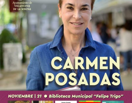 La escritora Carmen Posadas, autora del mes de noviembre con cinco de sus obras