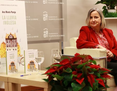 Ana Muela presenta “La lluvia inglesa”, obra ganadora del 40 Premio Literario Felipe Trigo