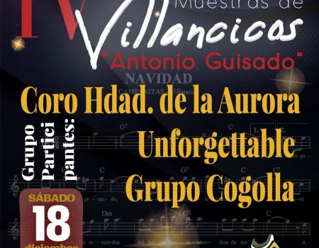 La Asociación de Amigos de la Coral y Folklore Villanovense organiza la IV Muestra de Villancicos “Antonio Guisado”