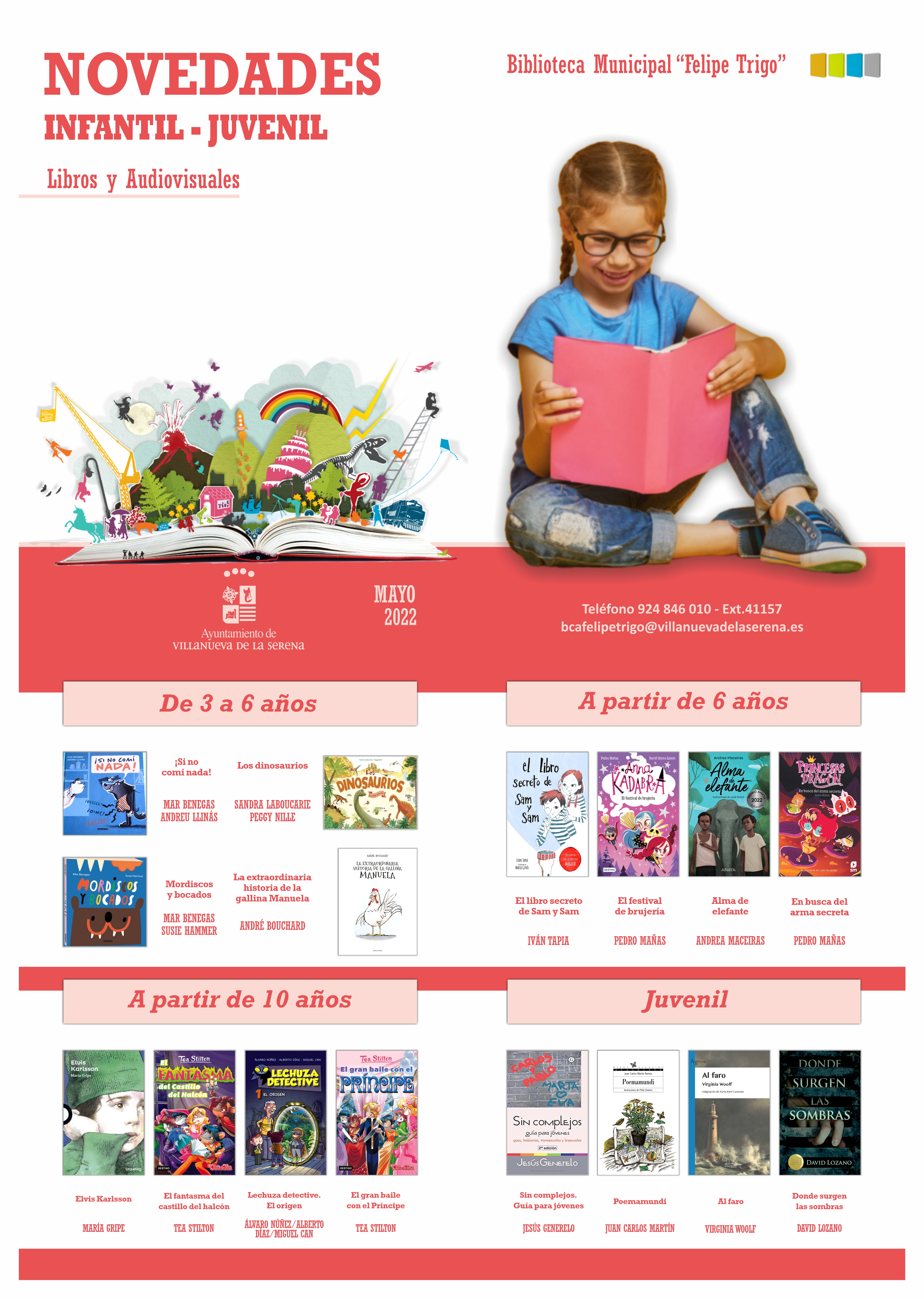 Novedades Infantil Juvenil MAYO 2022 CARTEL