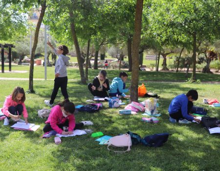 Los alumnos del CEIP Miguel de Cervantes participan en el taller sobre “Ecosistemas Urbanos”