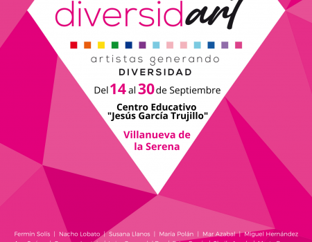 La exposición “DiversidARt” se expondrá en el Centro Educativo Jesús García Trujillo