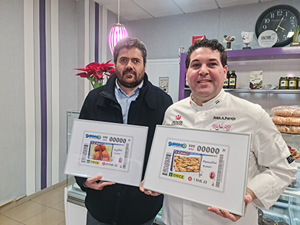 El cupón de la ONCE de los domingos difunde las perrunillas y sapillos, dulces típicos extremeños