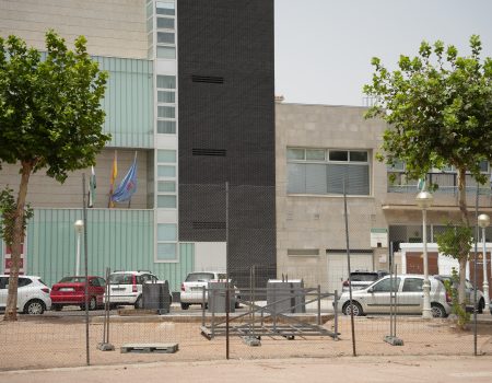 Comienza la obra de remodelación de la pista deportiva de Los Pinos