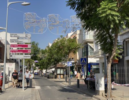 Corte de calles con motivo de las fiestas de San Bartolo