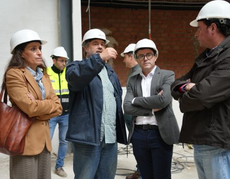 El alcalde Miguel Ángel Gallardo visita las obras del Mercado de Abastos