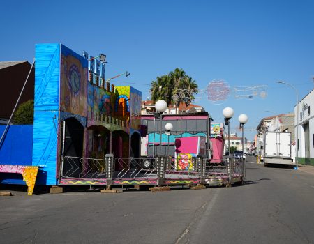 Todo listo para que comiencen las fiestas del barrio del Pilar