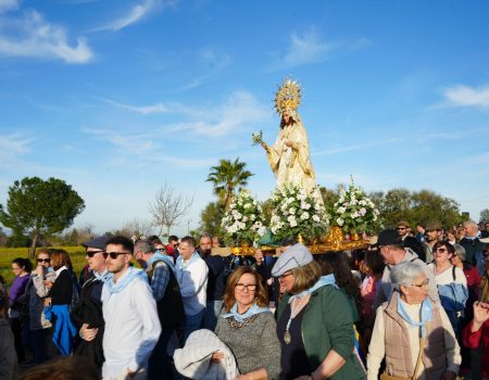 La Virgen de la Aurora ya se encuentra en la ciudad desde el pasado sábado