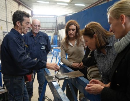 La vicealcaldesa Ana Belén Fernández visita la escuela profesional “Casa de la Tercia”