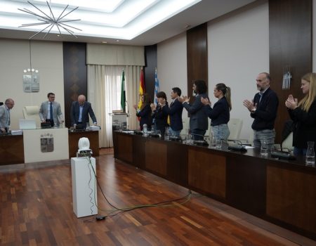 Miguel Ángel Gallardo preside por última vez como alcalde, el pleno del Ayuntamiento de Villanueva de la Serena