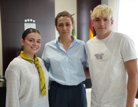 Marta Olmo y Jairo Fernández comienzas sus prácticas en el Ayuntamiento