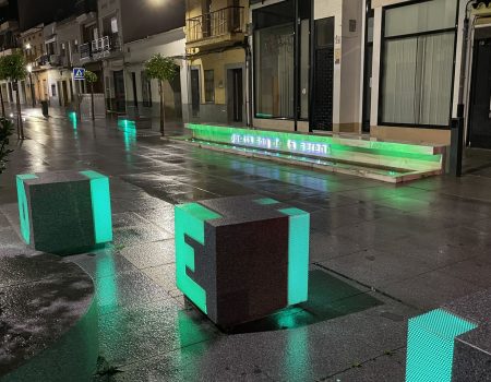 Villanueva de la Serena se ilumina de verde con motivo del Día Nacional del Donante