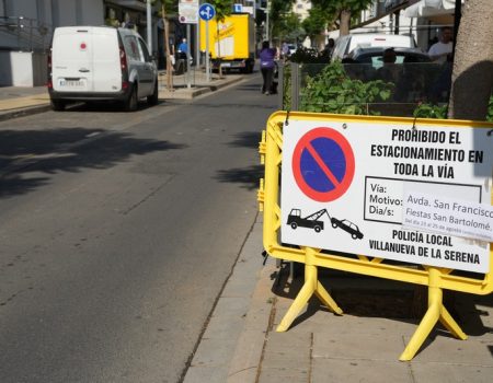 Corte de calles con motivo de las fiestas de San Bartolo 2024