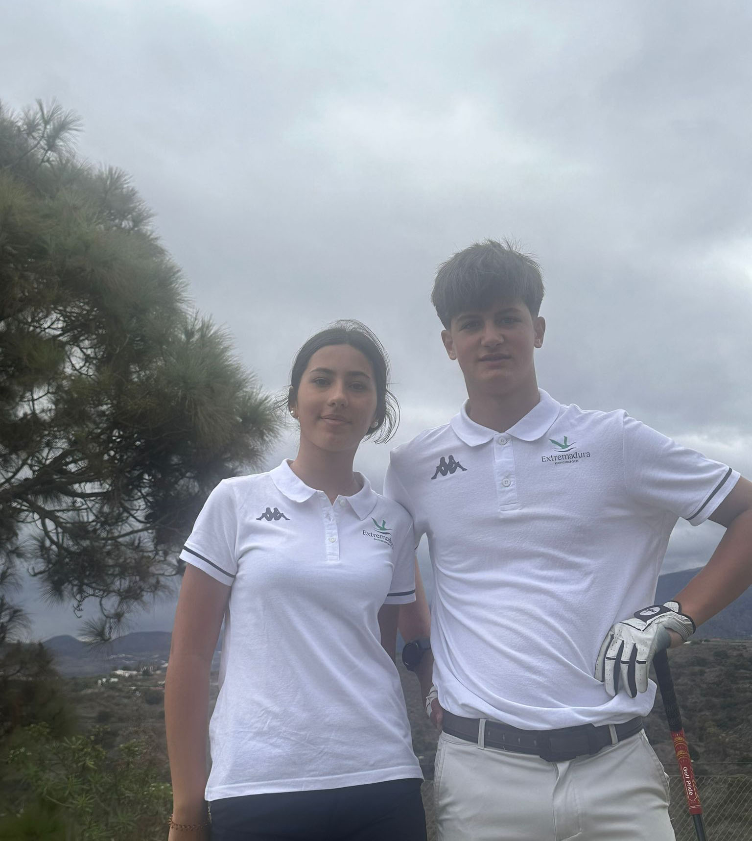 Golfistas en selección extremeña