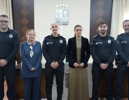 Francisco Alvarado y Benigno Gómez, nuevos agentes de la policía local de Villanueva de la Serena