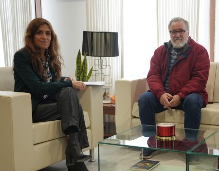 La asociación Down Don Benito-Villanueva se reúne con la alcaldesa coincidiendo con el Día Mundial