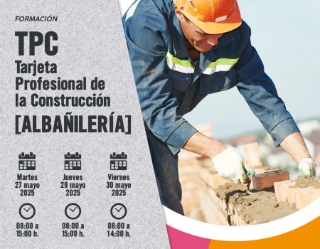 El Programa Crisol pone en marcha un curso para obtener la tarjeta profesional de la construcción