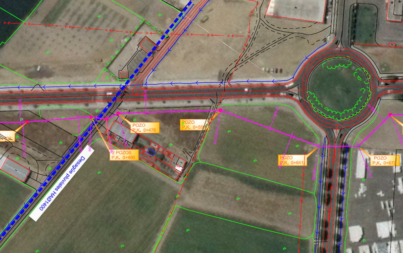 Plano corte camino Pontezuela