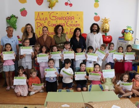 El CEIP Santiago Apóstol gana el concurso “Los Héroes de la Fruta”
