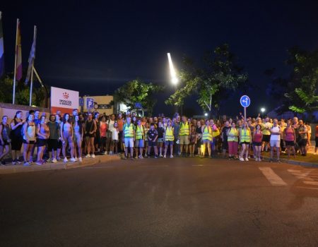 Casi 500 personas participaron en la 33 Marcha Nocturna a Magacela