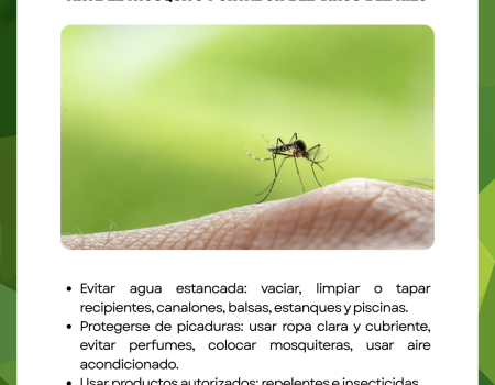 Recomendaciones para prevenir la propagación del Virus del Nilo