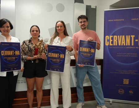 La obra de teatro Cervant-ina se estrenará este viernes en el palacio de congresos