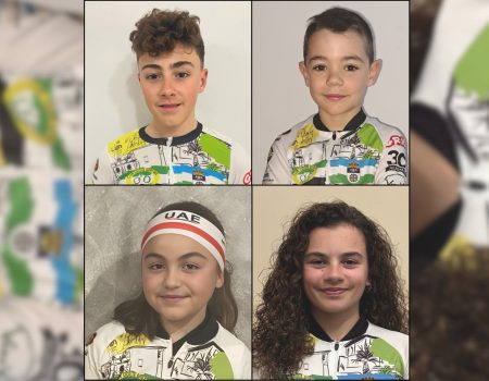 Álvaro Asenjo, Ángela Moraga, Manuel Moraga y Paula Pulido de la Escuela de Ciclismo Quintana “Es Natural” consiguen varios palmareses esta temporada