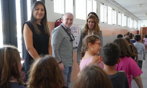 La alcaldesa Ana Belén Fernández visita el CEIP Virgen del Pilar