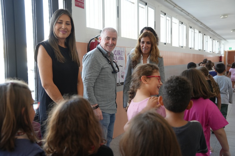La alcaldesa Ana Belén Fernández visita el CEIP Virgen del Pilar