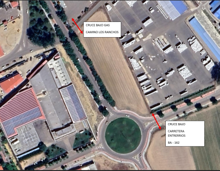 Cortes de tráfico en el camino de los Ranchos y en la carretera de Entrerríos, a partir del lunes 3 de noviembre