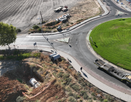 Cortes de tráfico en la carretera de Entrerríos, la denominada BA-162