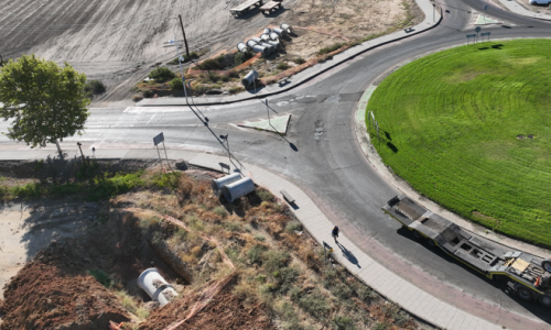 Cortes de tráfico en la carretera de Entrerríos, la denominada BA-162