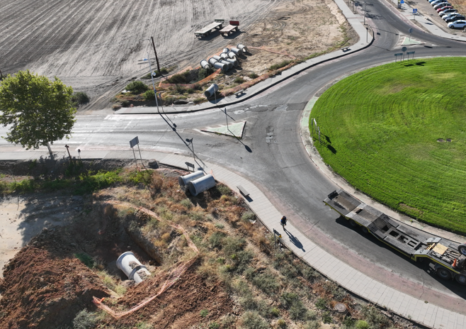 Cortes de tráfico en la carretera de Entrerríos, la denominada BA-162