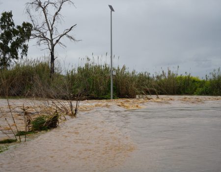 Cortados dos de los pasos del arroyo El Molar