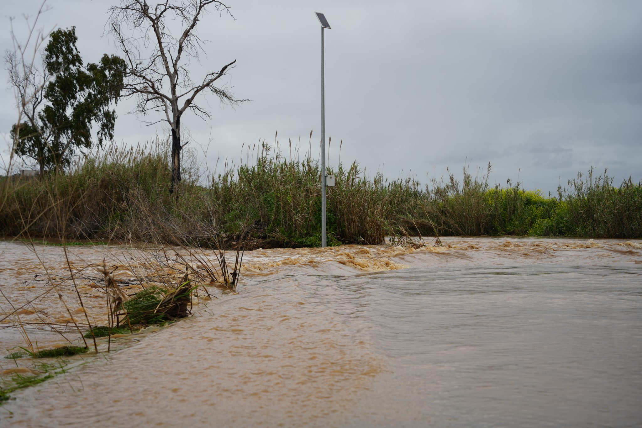 Cortados los pasos del arroyo de El Molar y la desembocadura de este al río Zújar