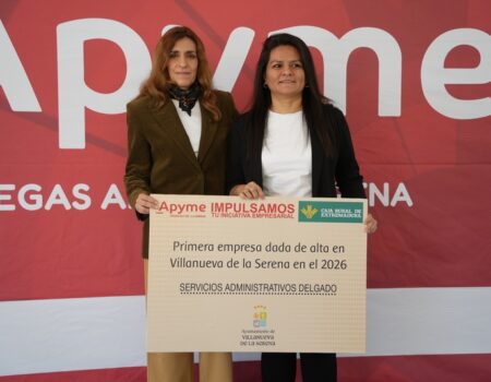 La empresa villanovense Servicios Administrativos Delgado se alza con uno de los premios “Impulsa tu iniciativa empresarial” de Apyme