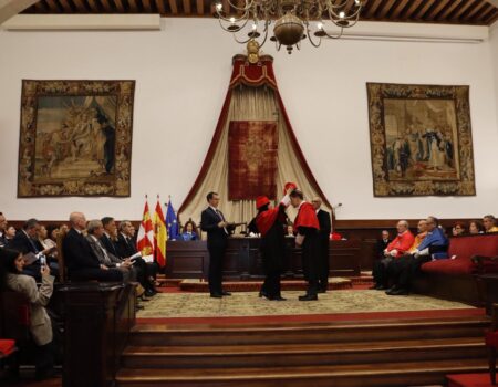 Antonio Huertas, investido Doctor Honoris Causa por la Universidad de Salamanca