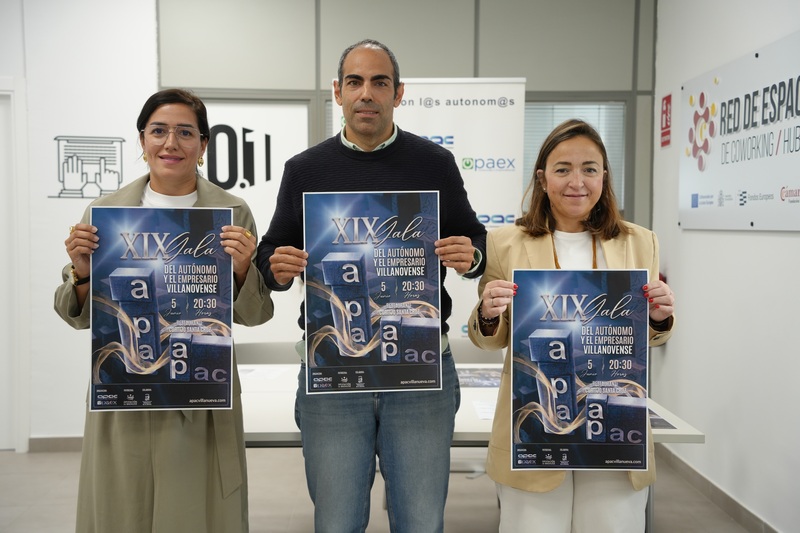 El 5 de junio se celebrará la décimo novena edición de la Gala del Autónomo y Empresa Villanovense
