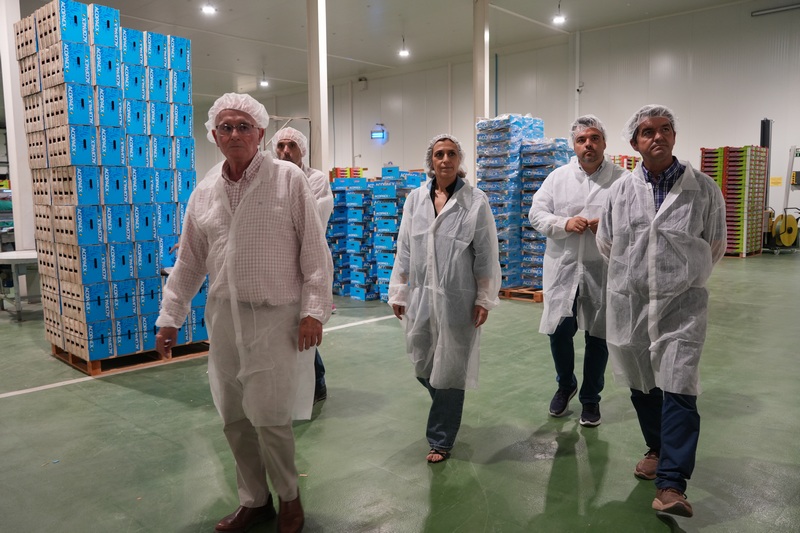 La alcaldesa Ana Belén Fernández visita la cooperativa agrícola San Isidro