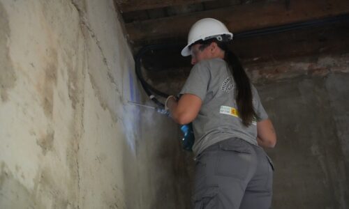 Continúan los trabajos de rehabilitación de la casa de la calle Carrera número 6