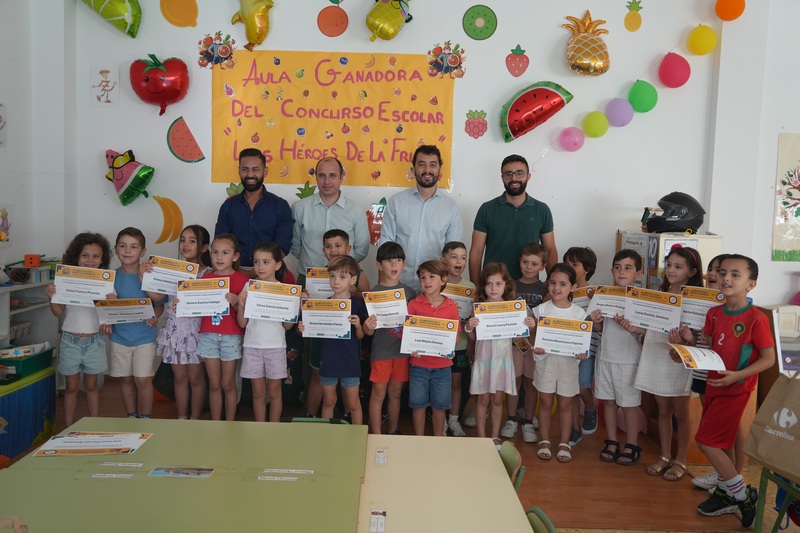 Un año más, el CEIP Santiago Apóstol gana el concurso “Los Héroes de la Fruta”