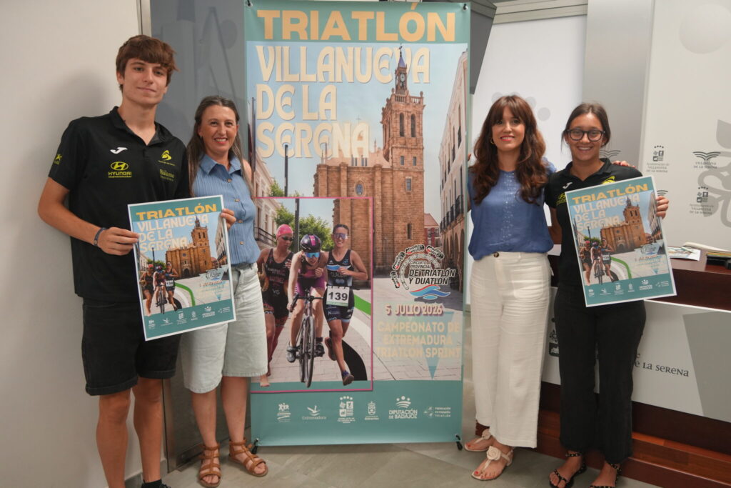 El 5 de julio se celebra una nueva edición del Triatlón Villanueva de la Serena que es Campeonato de Extremadura en la modalidad sprint