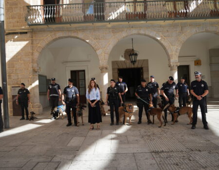 Un total de ocho unidades caninas de varios puntos del país participan en las I Jornadas Formativas K9 Boyra