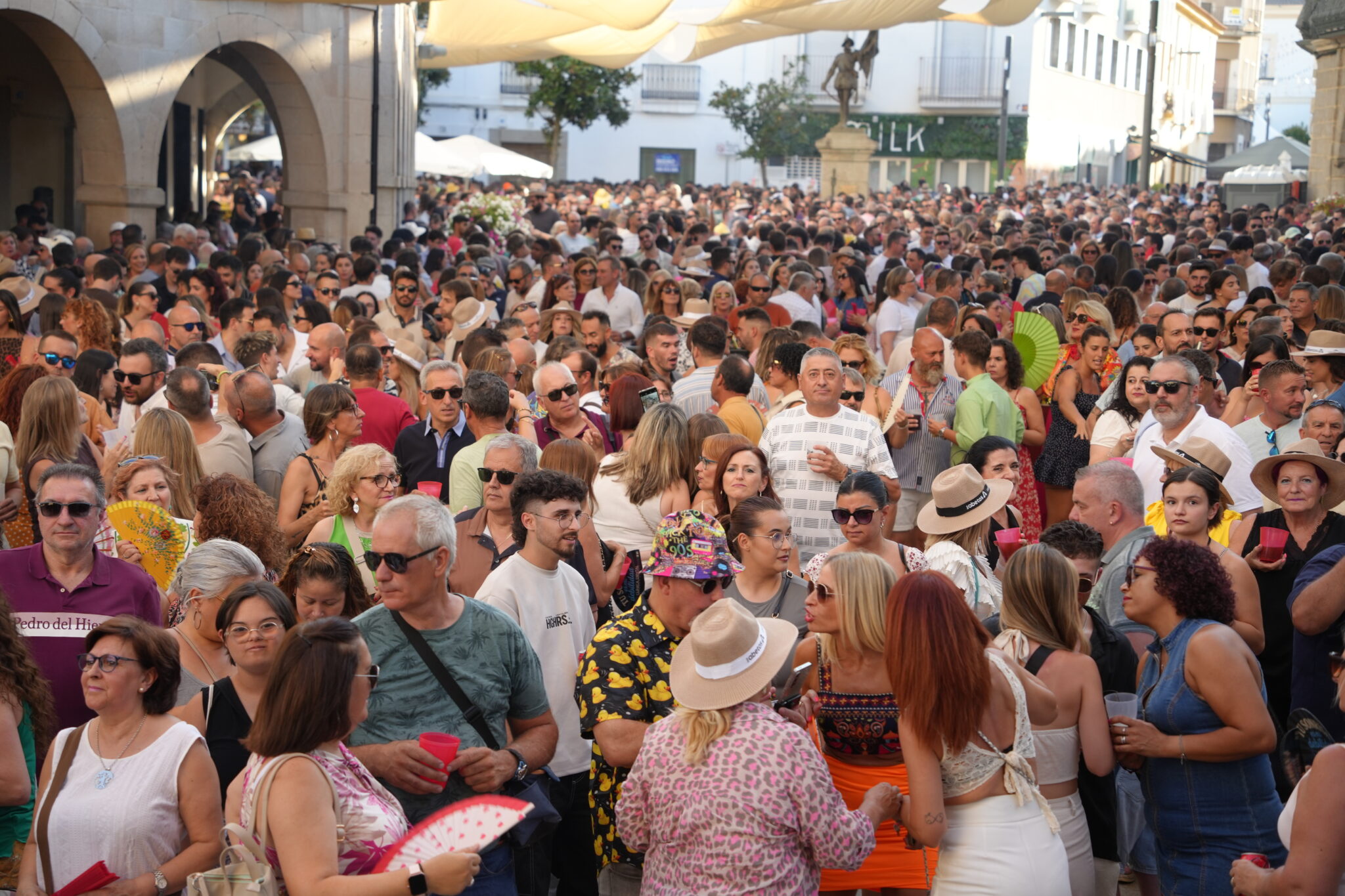 Fin de semana fuerte en las fiestas de Santiago y Santa Ana con la feria del agua hoy y la feria del día el 25