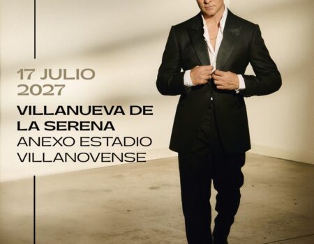 David Bisbal estará en Villanueva de la Serena con su “Tour Eternos”
